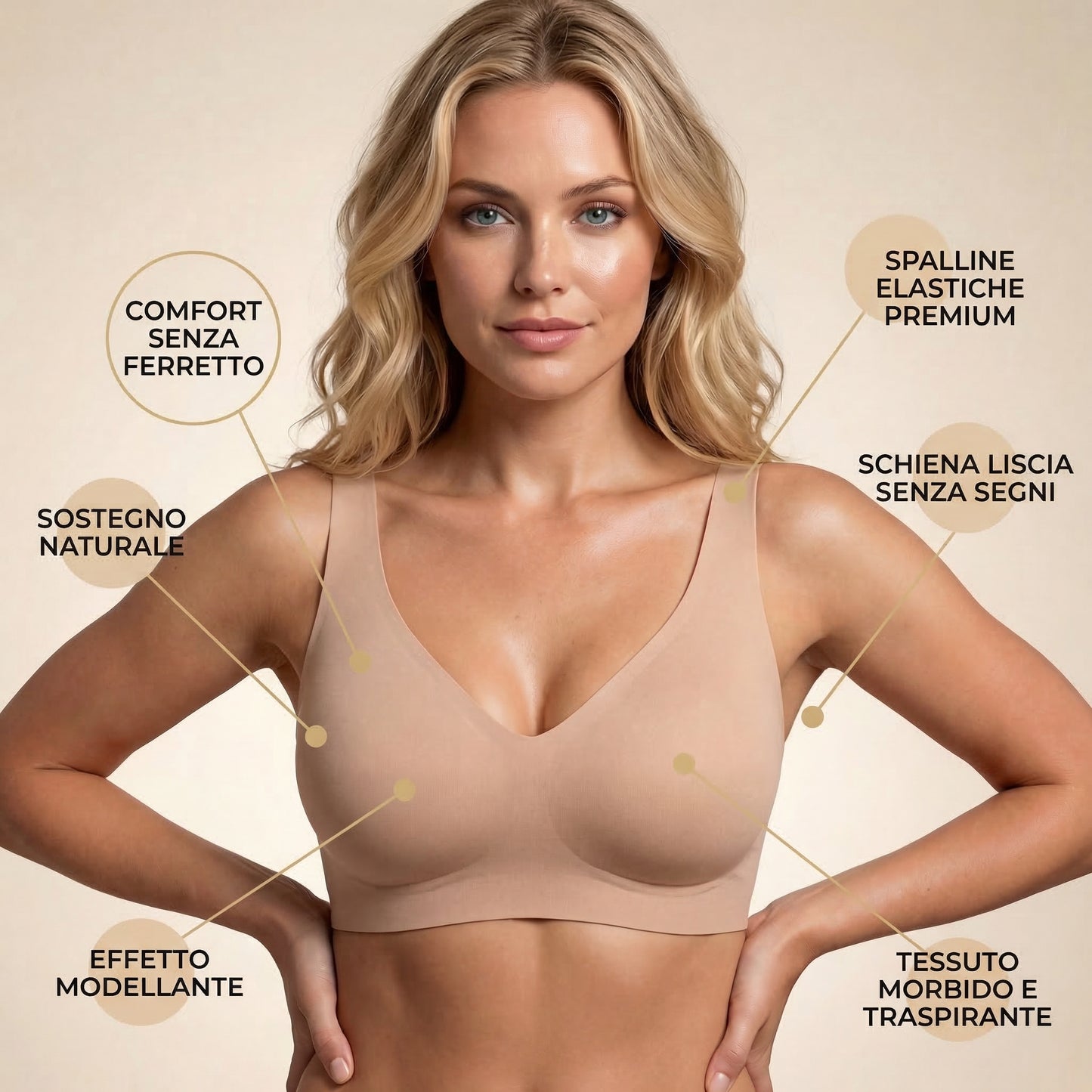 Reggiseno | Seno sollevato, comfort immediato